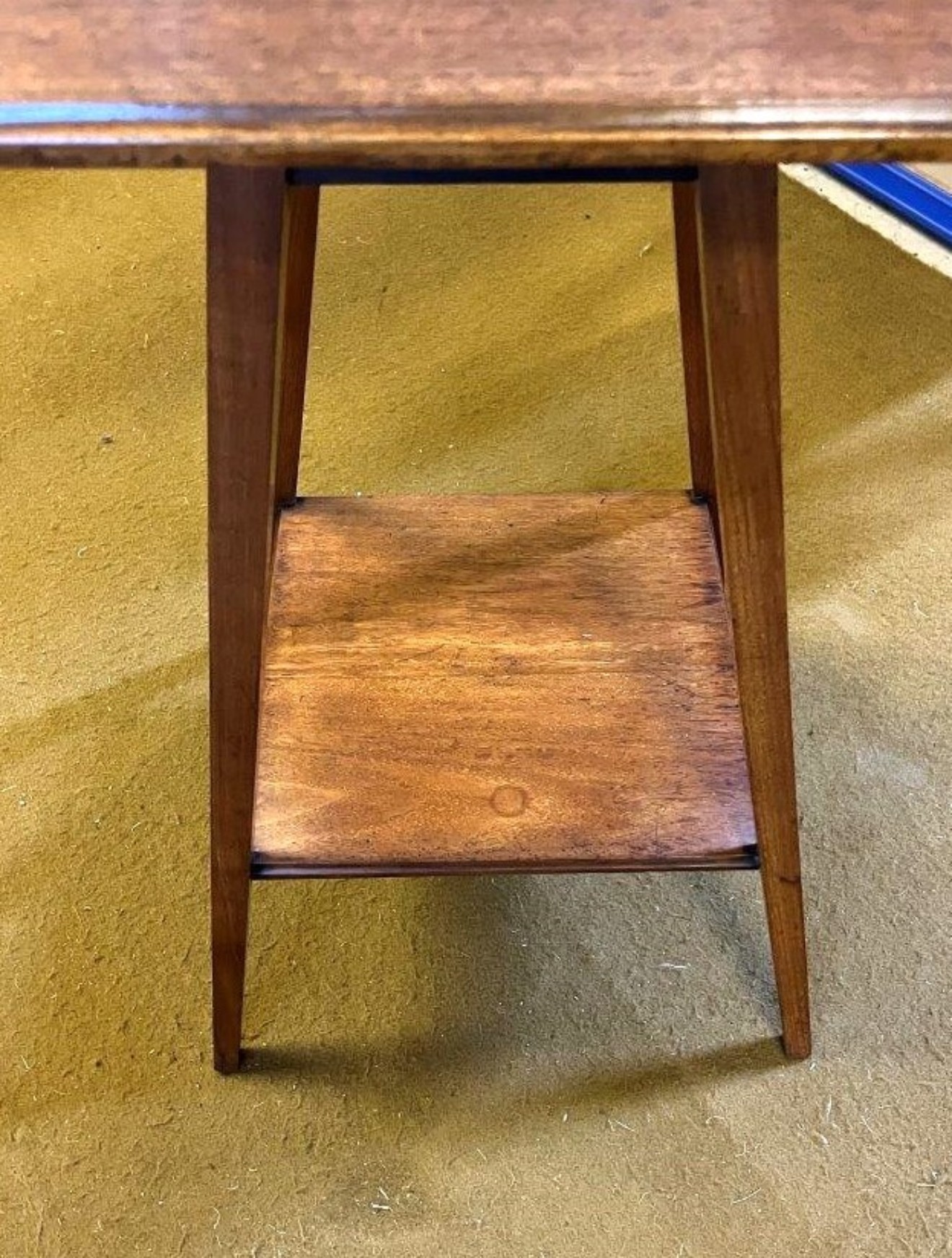 Arts & Crafts Mahogany Square Top Side Table