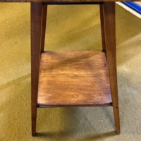 Arts & Crafts Mahogany Square Top Side Table