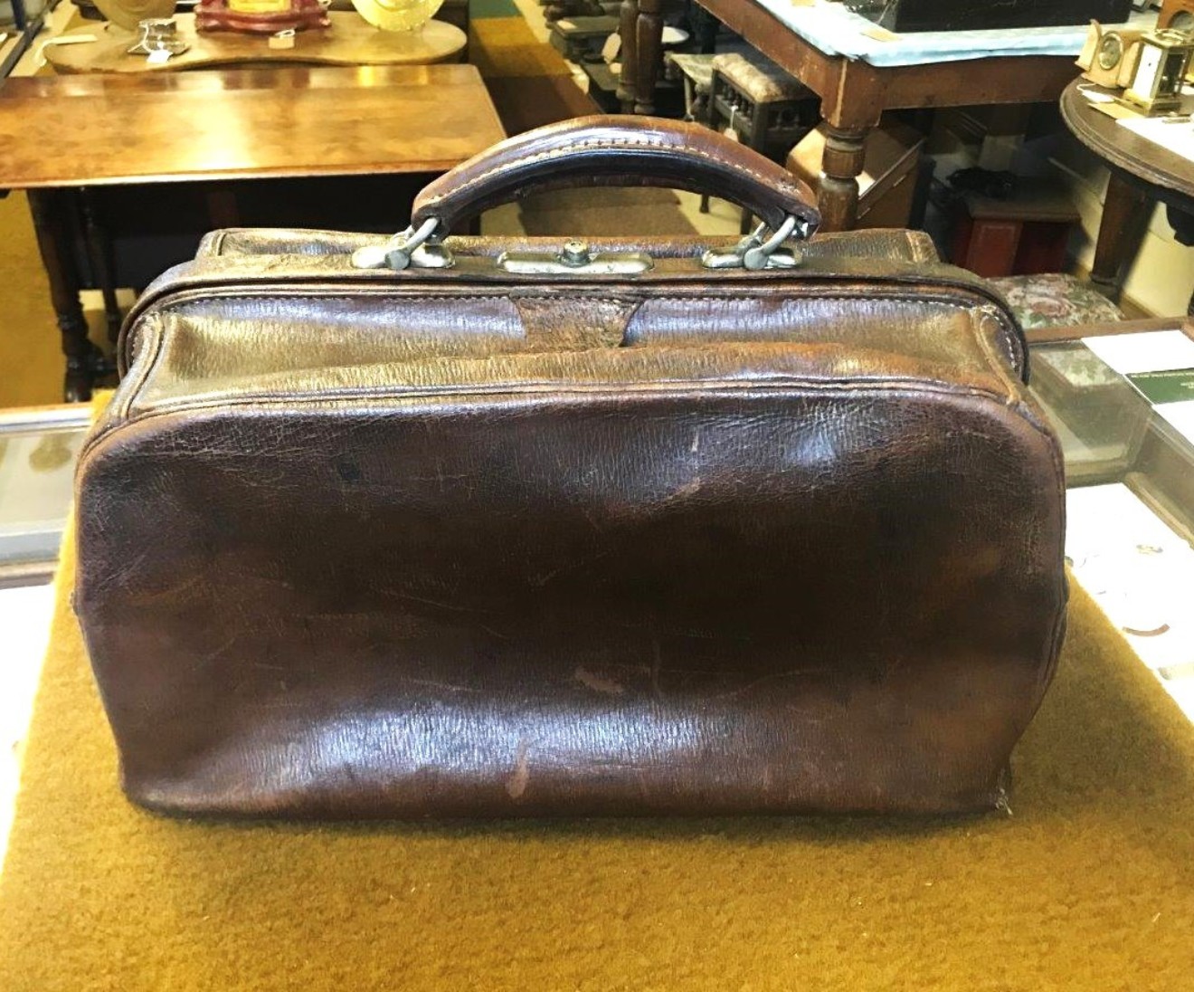 Antique Doctor's Gladstone Bag