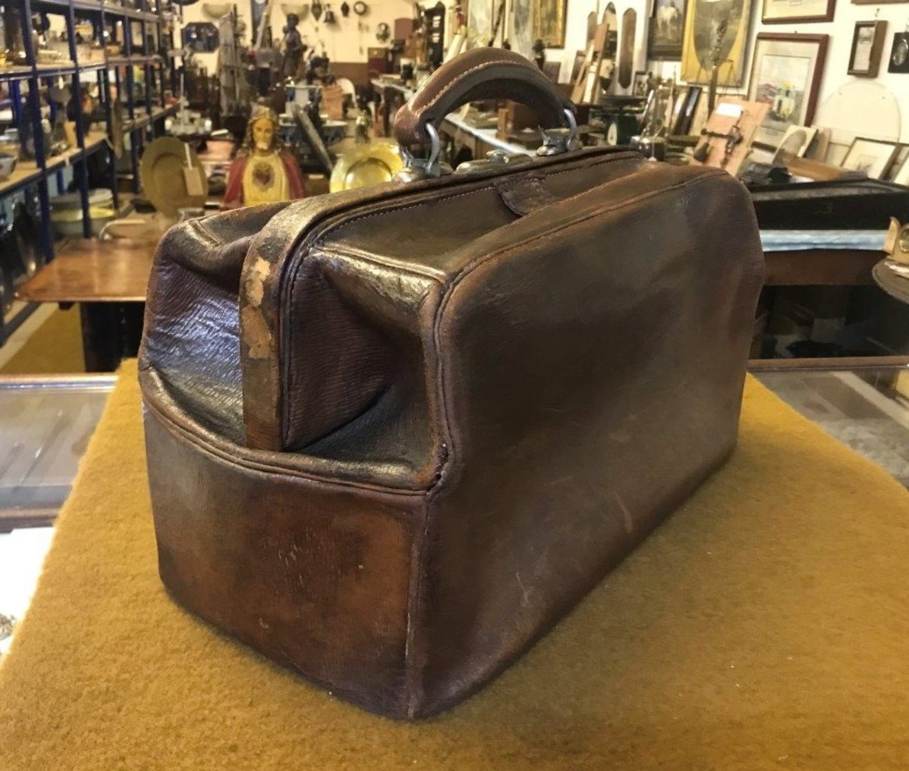 Antique Doctor's Gladstone Bag