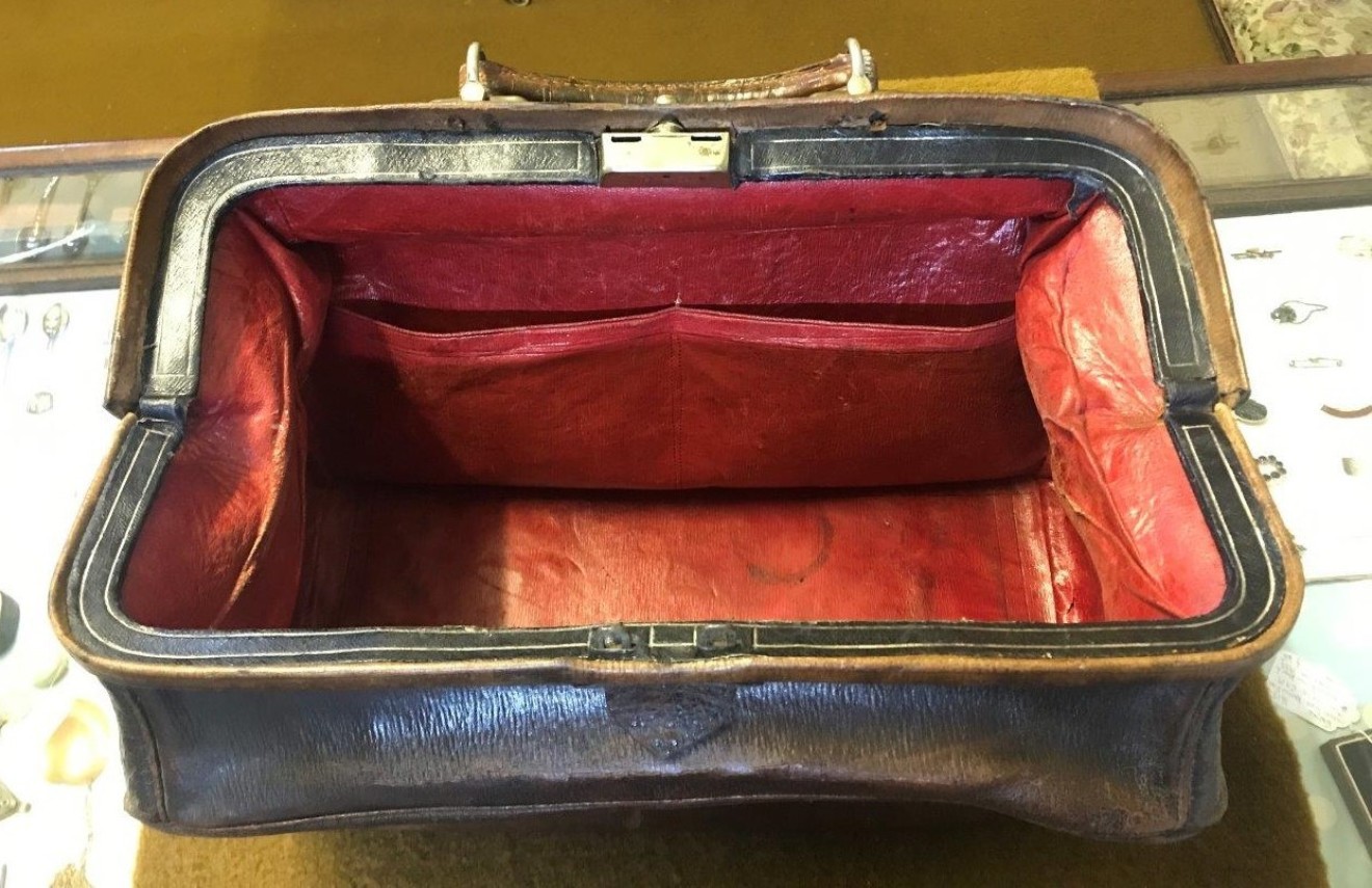 Antique Doctor's Gladstone Bag