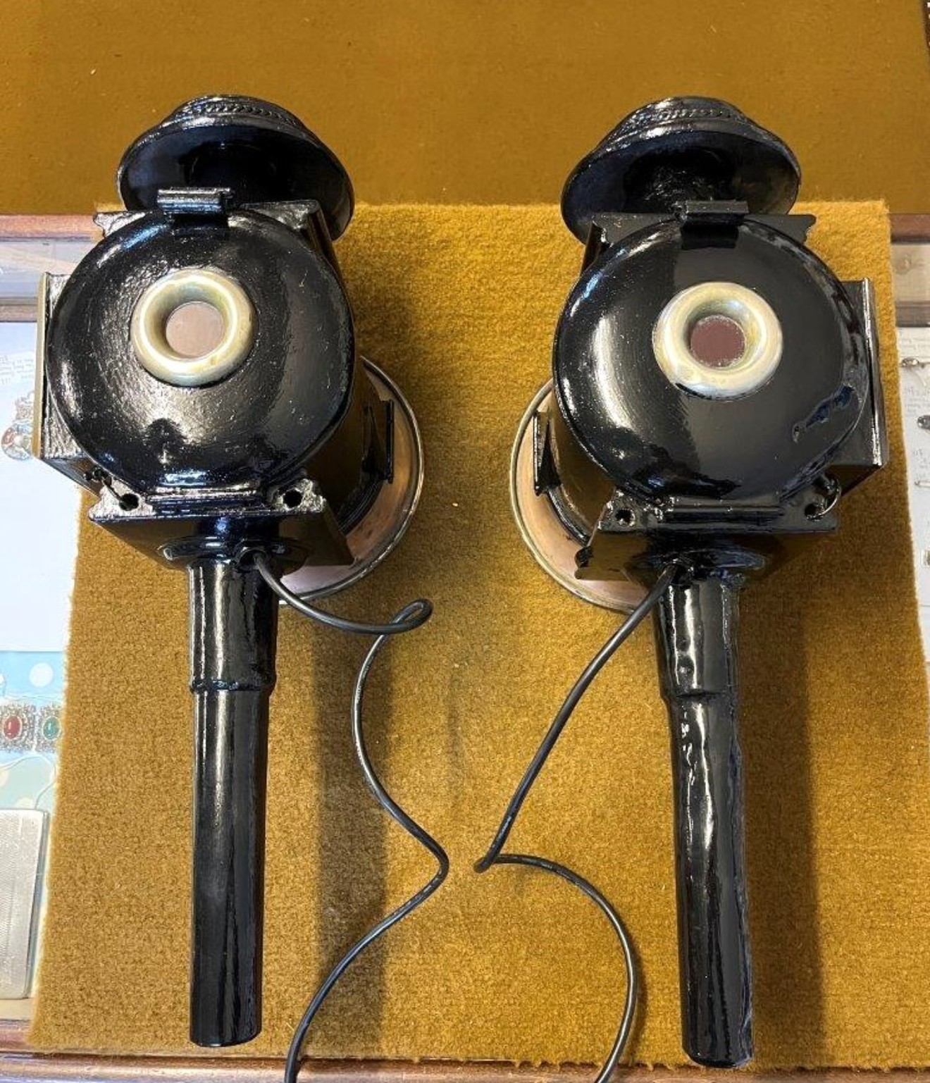 Edwardian Pair of Carriage Driving Lamps