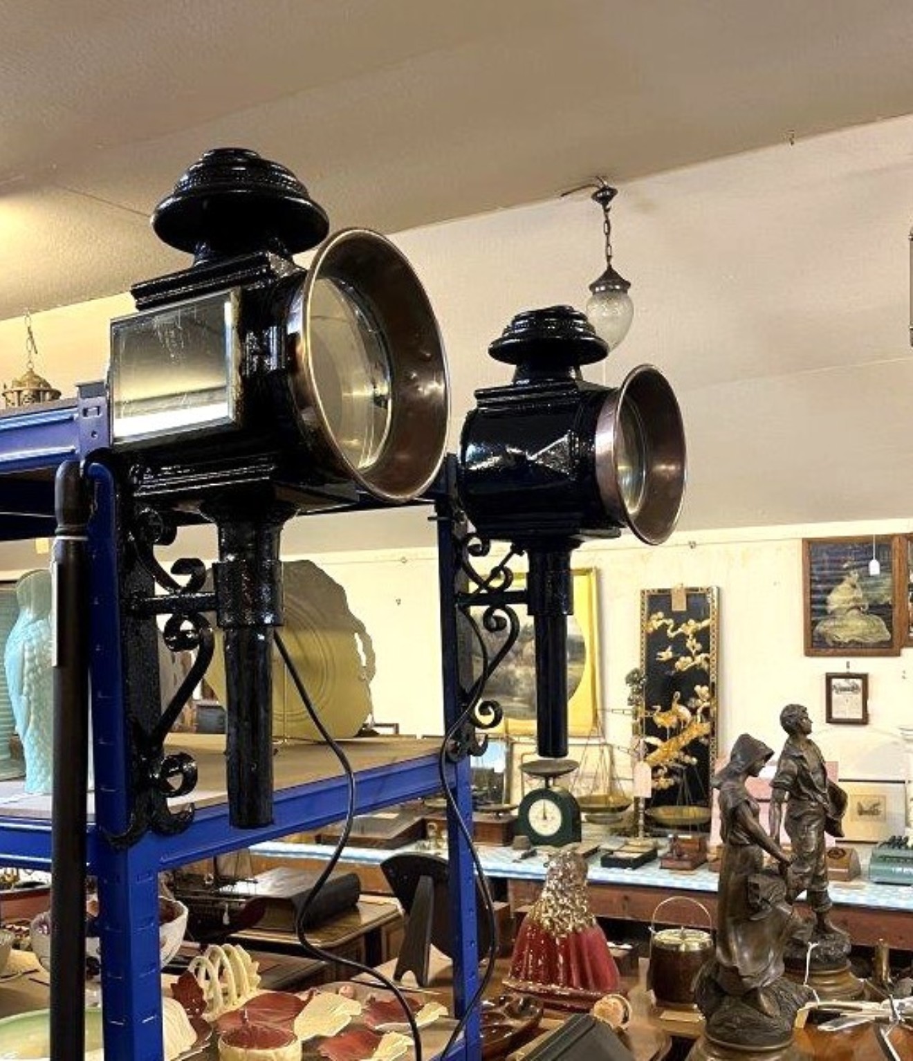 Edwardian Pair of Carriage Driving Lamps