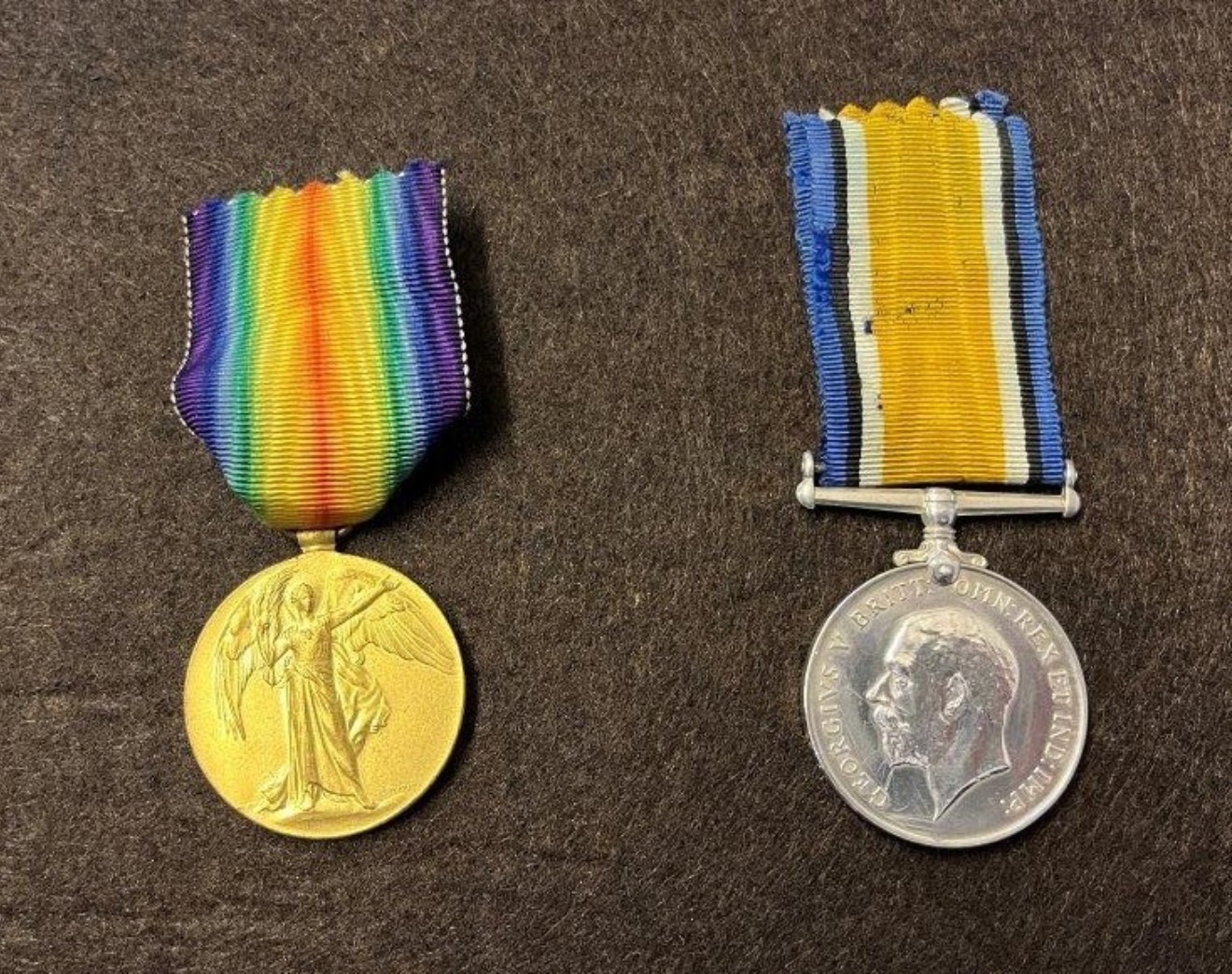 Pair of WW1 Medals (1914 - 1918 War Medal & The Great War for Civilisation 1914-1919 Medal Both Marked 35126 Pte T Melville Royal Scots