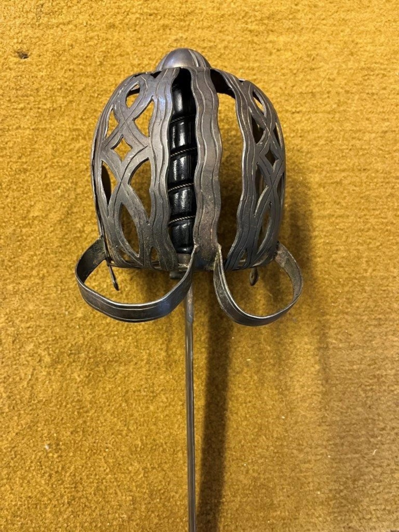 Renaissance Revival Scottish Basket Hilted Broadsword