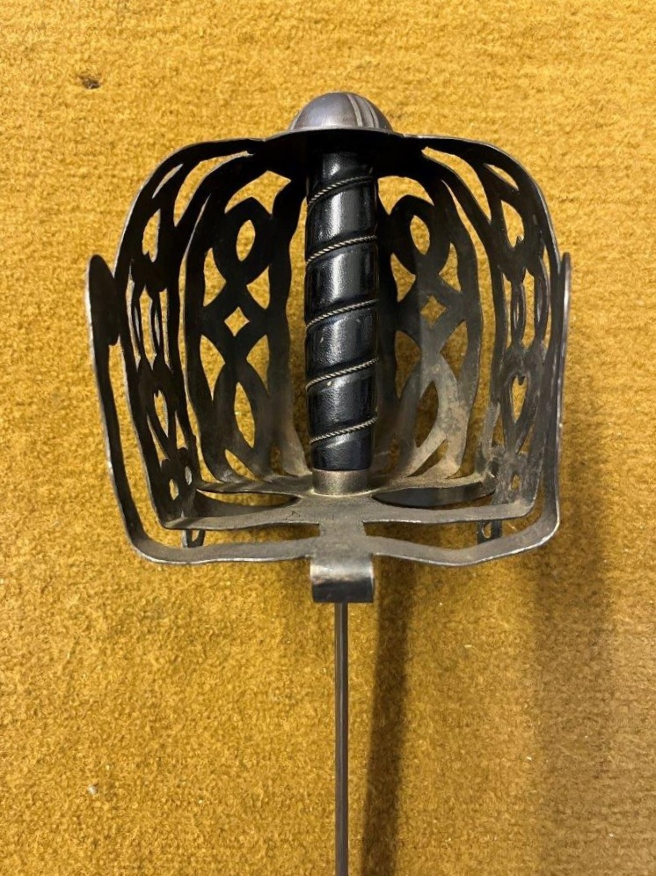 Renaissance Revival Scottish Basket Hilted Broadsword