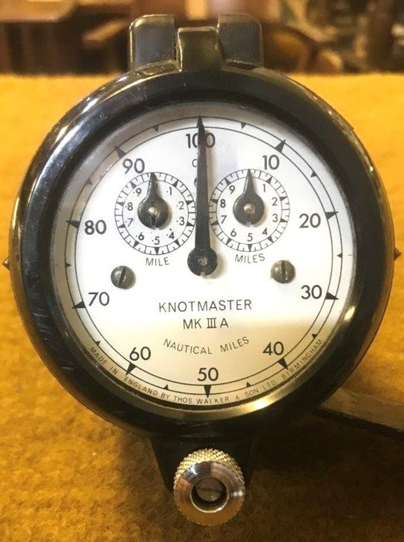 Vintage "Knotmaster Mk III A" Log Boat / Yacht Distance Indicator by Thomas Walker & Son Birmingham