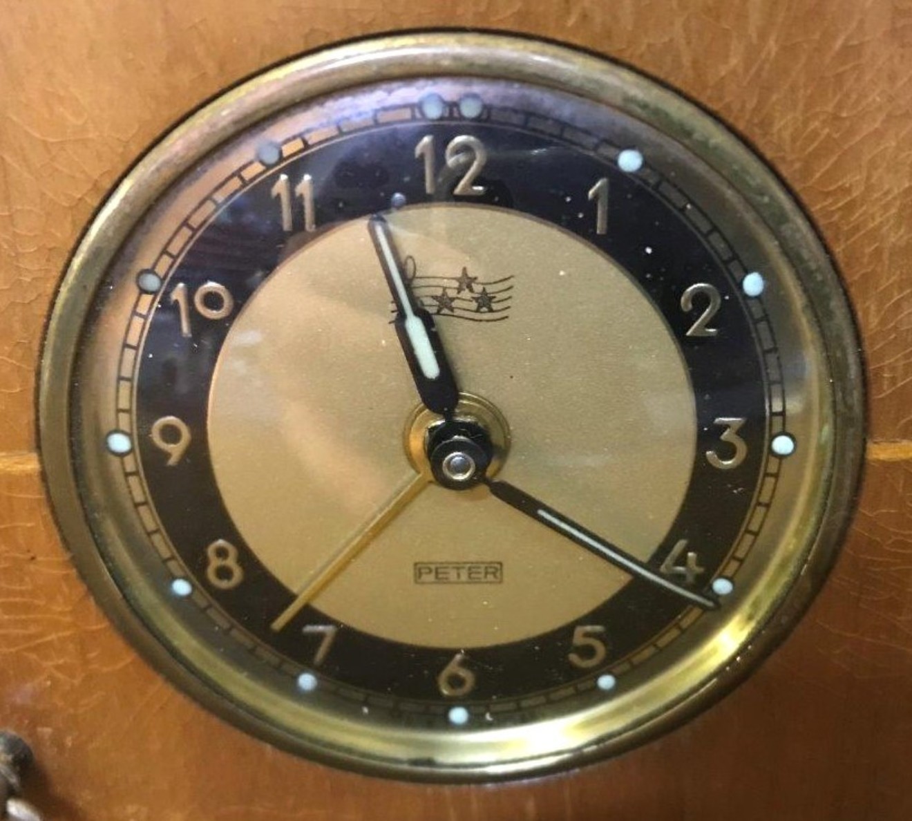 Mid Century German 'Peter' Alarm Clock / Music Box