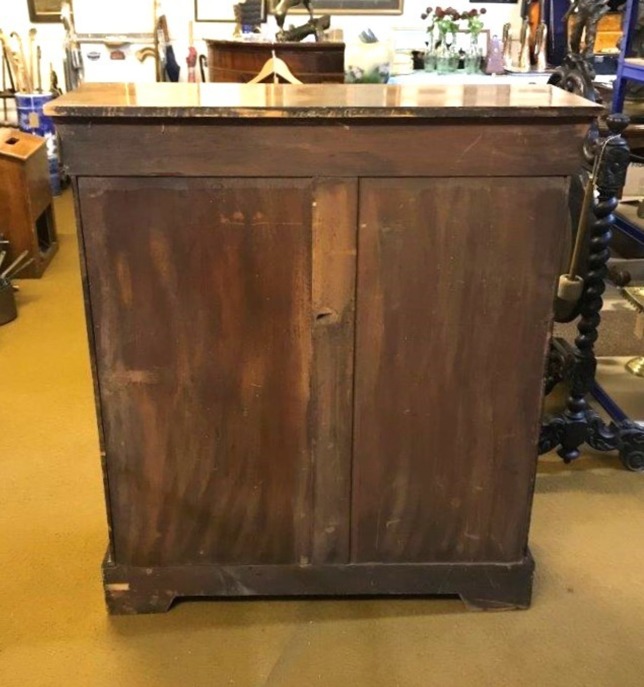 Victorian Walnut and Marquetry Pier Cabinet with Ormolu Embellishments