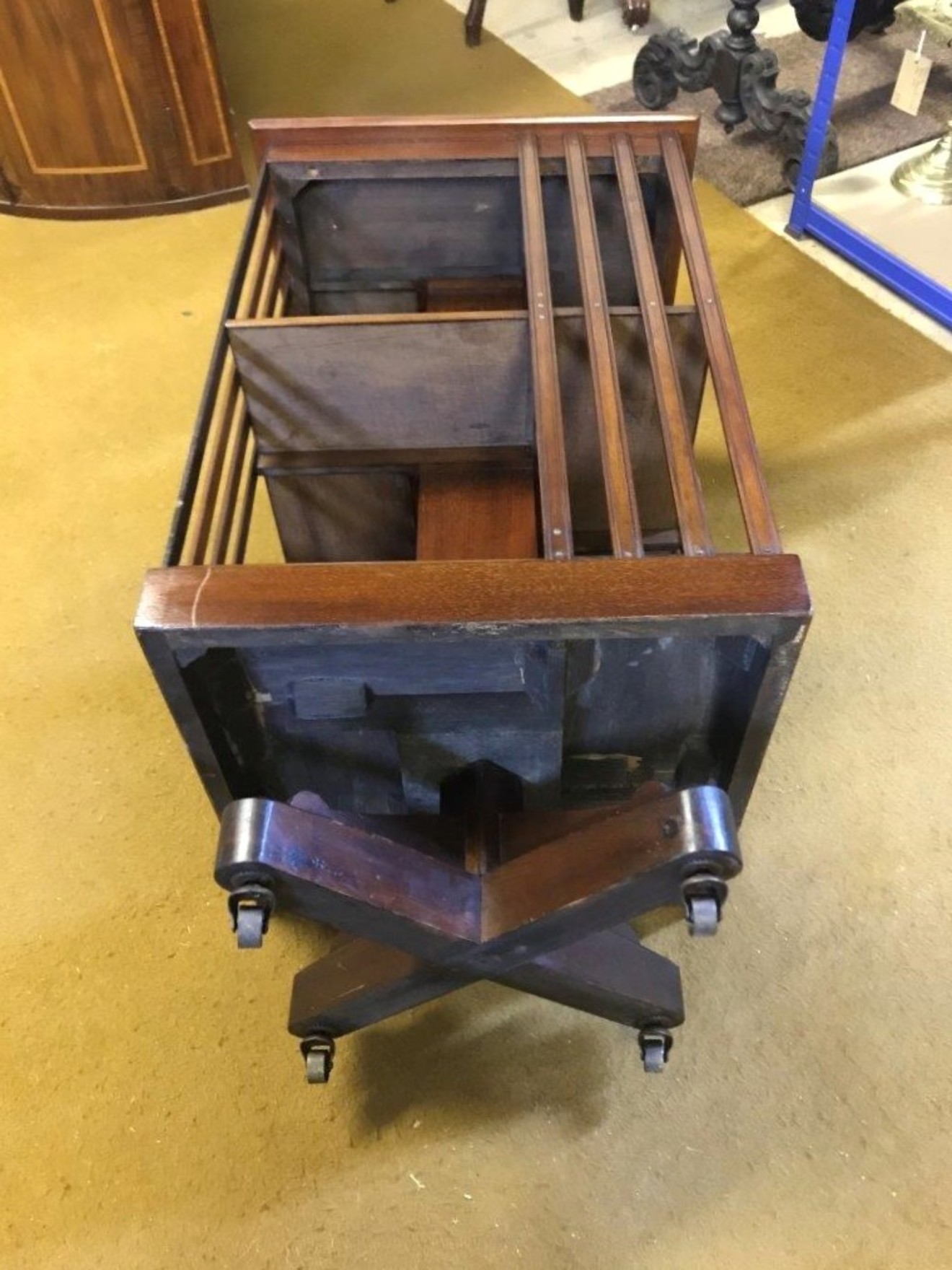 Edwardian Inlaid Mahogany Revolving Bookcase