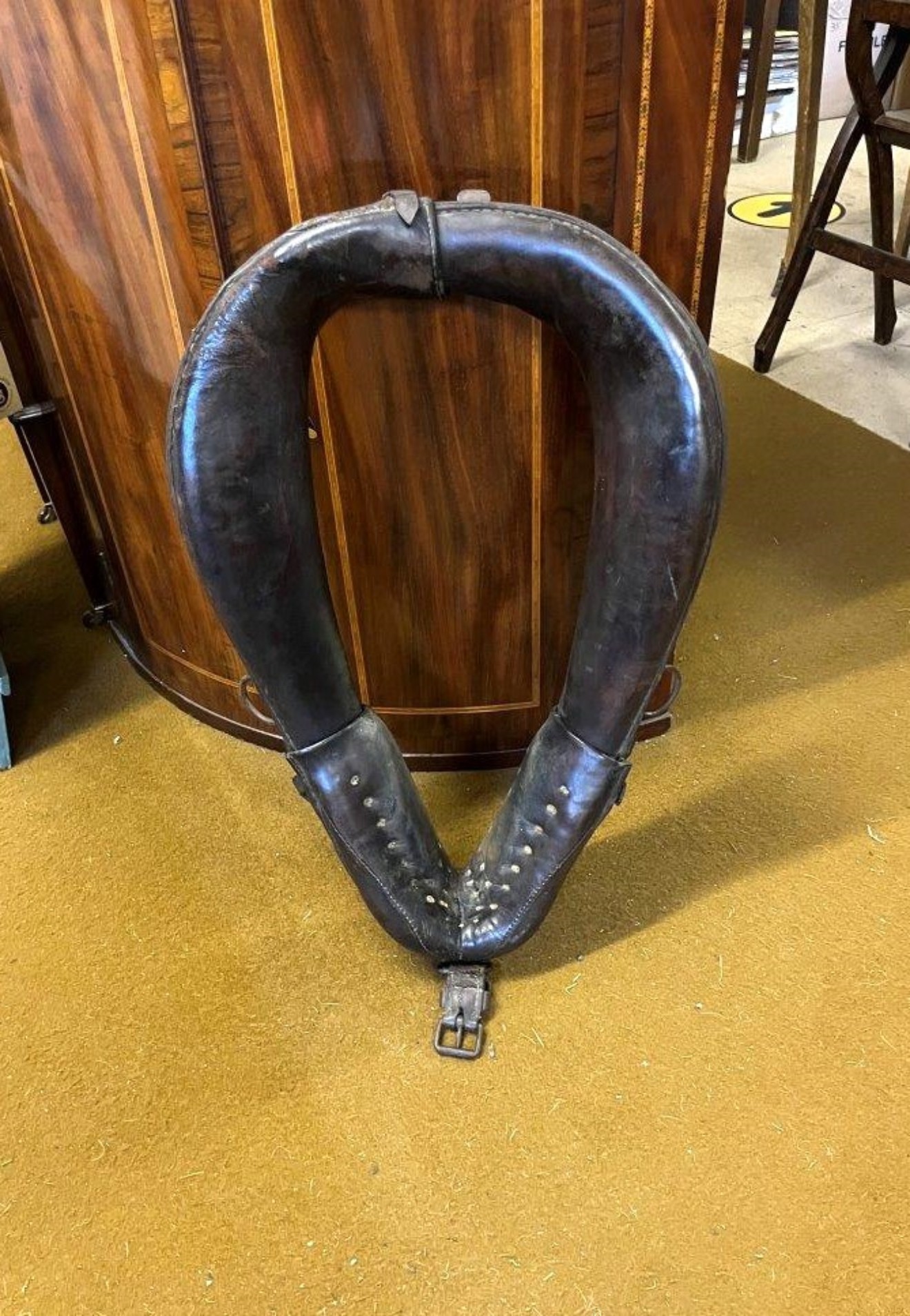 Vintage Horse Driving Harness Collar