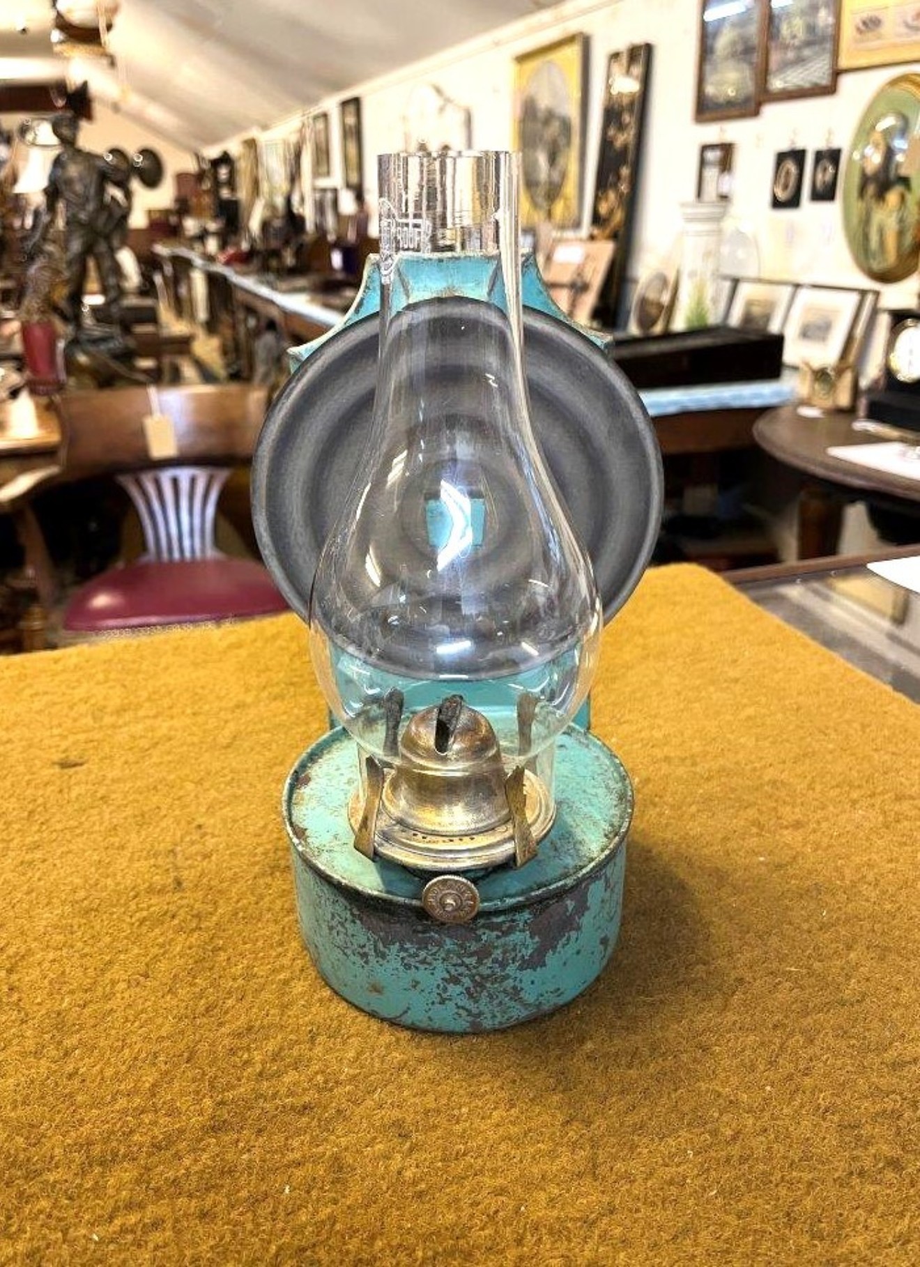 Vintage Wall Hanging Oil Lamp