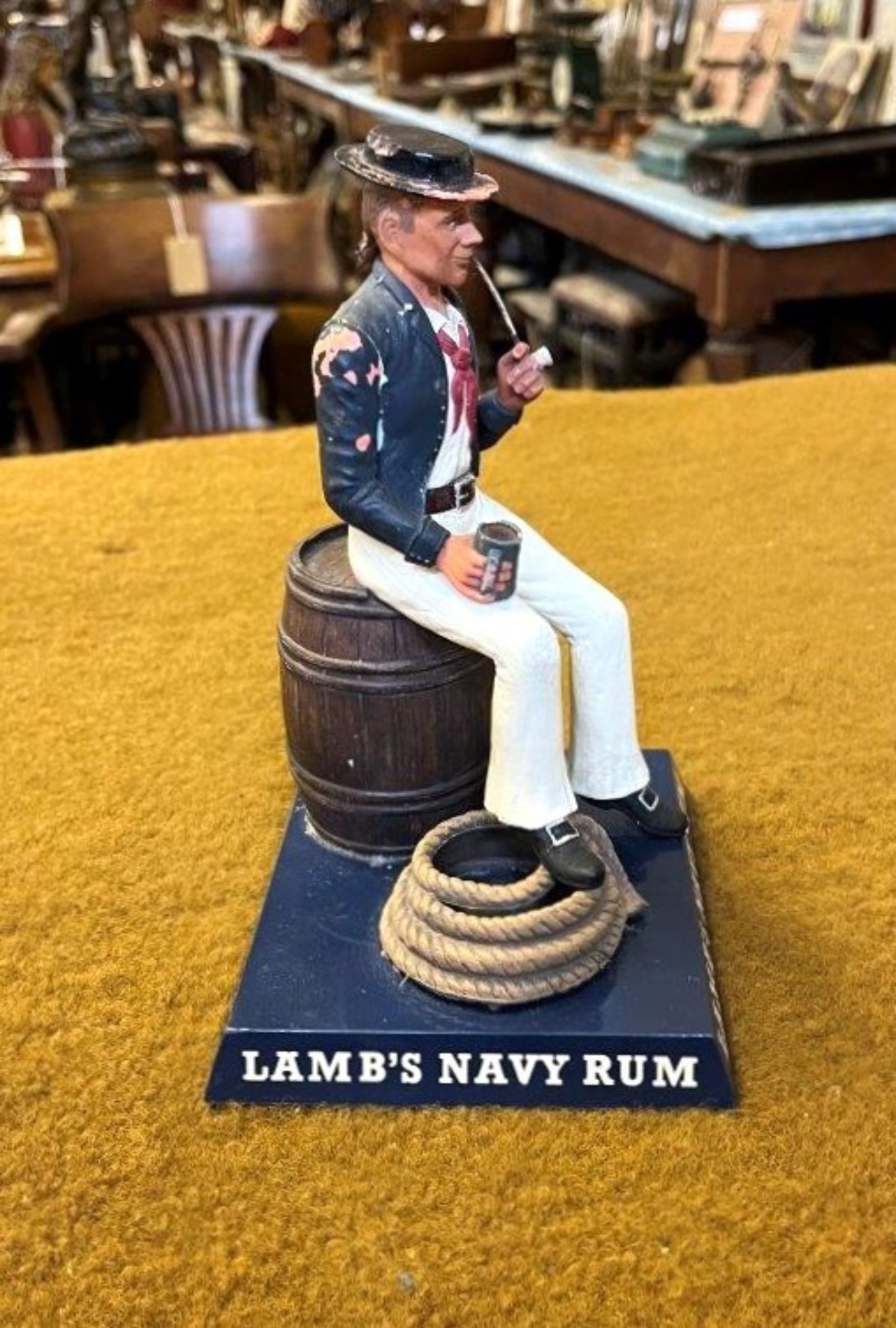 Rare Vintage Lamb's Navy Rum Advertising Figure