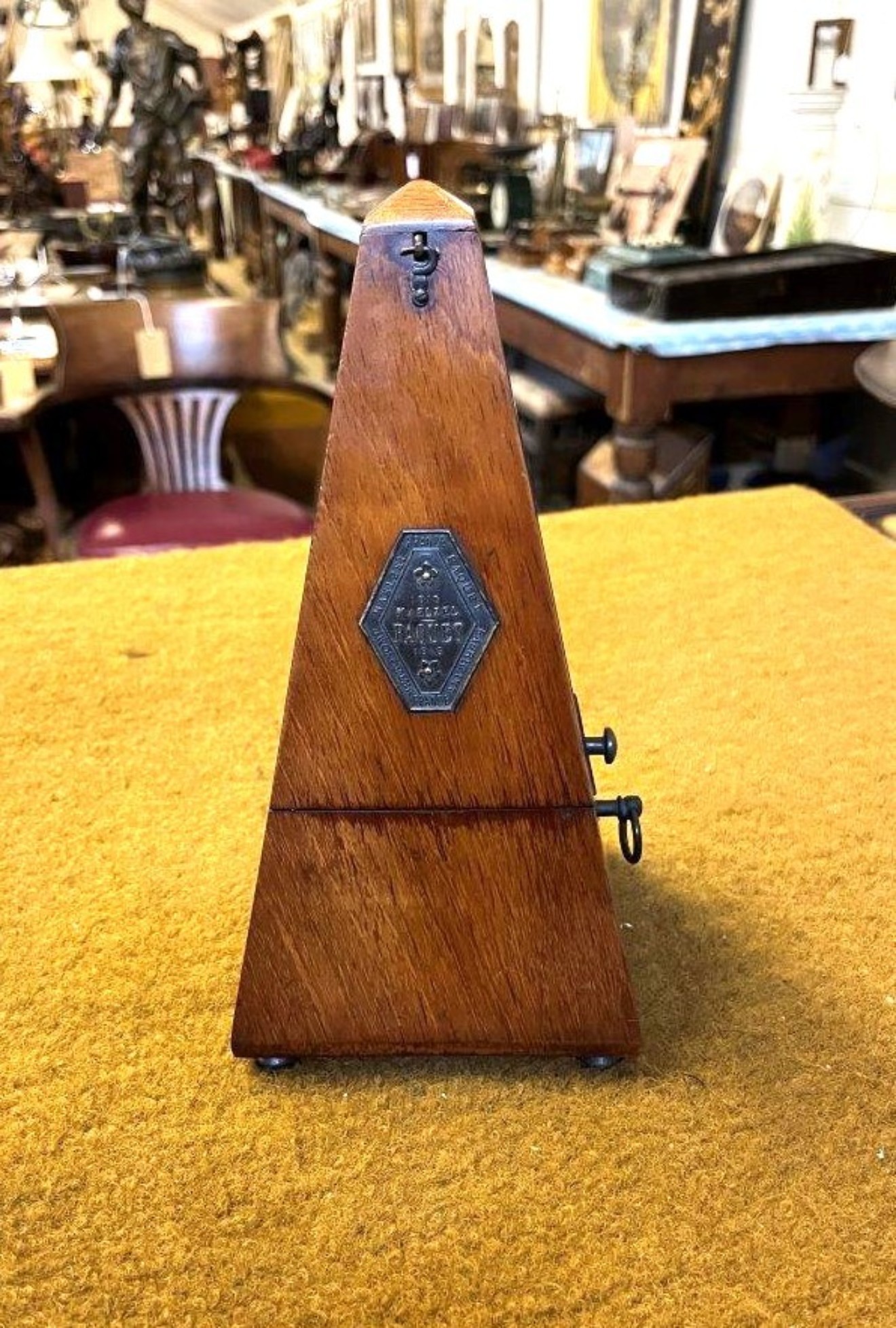 Antique French Metronome Maelzel Paquet France