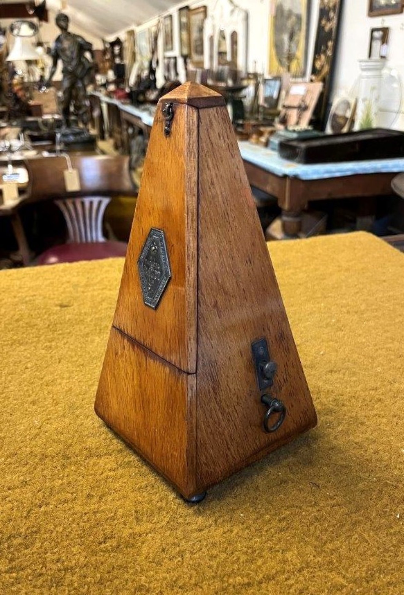 Antique French Metronome Maelzel Paquet France