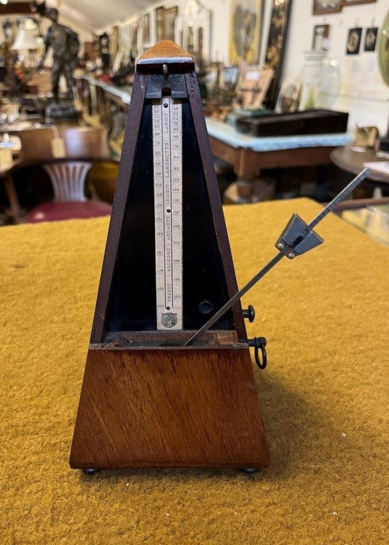 Antique French Metronome Maelzel Paquet France