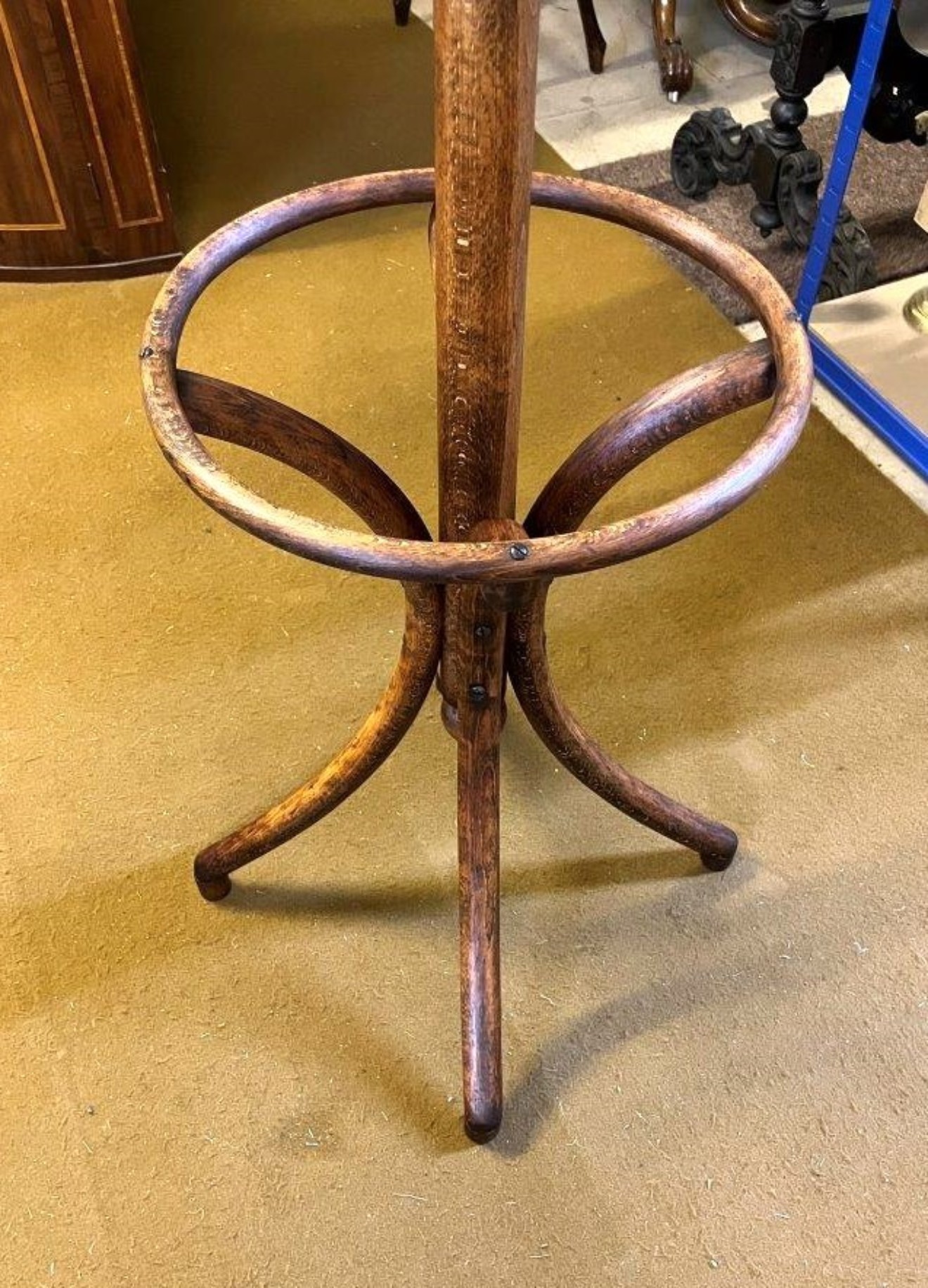 Antique Thonet Style Bentwood Coat / Hat / Stick Stand