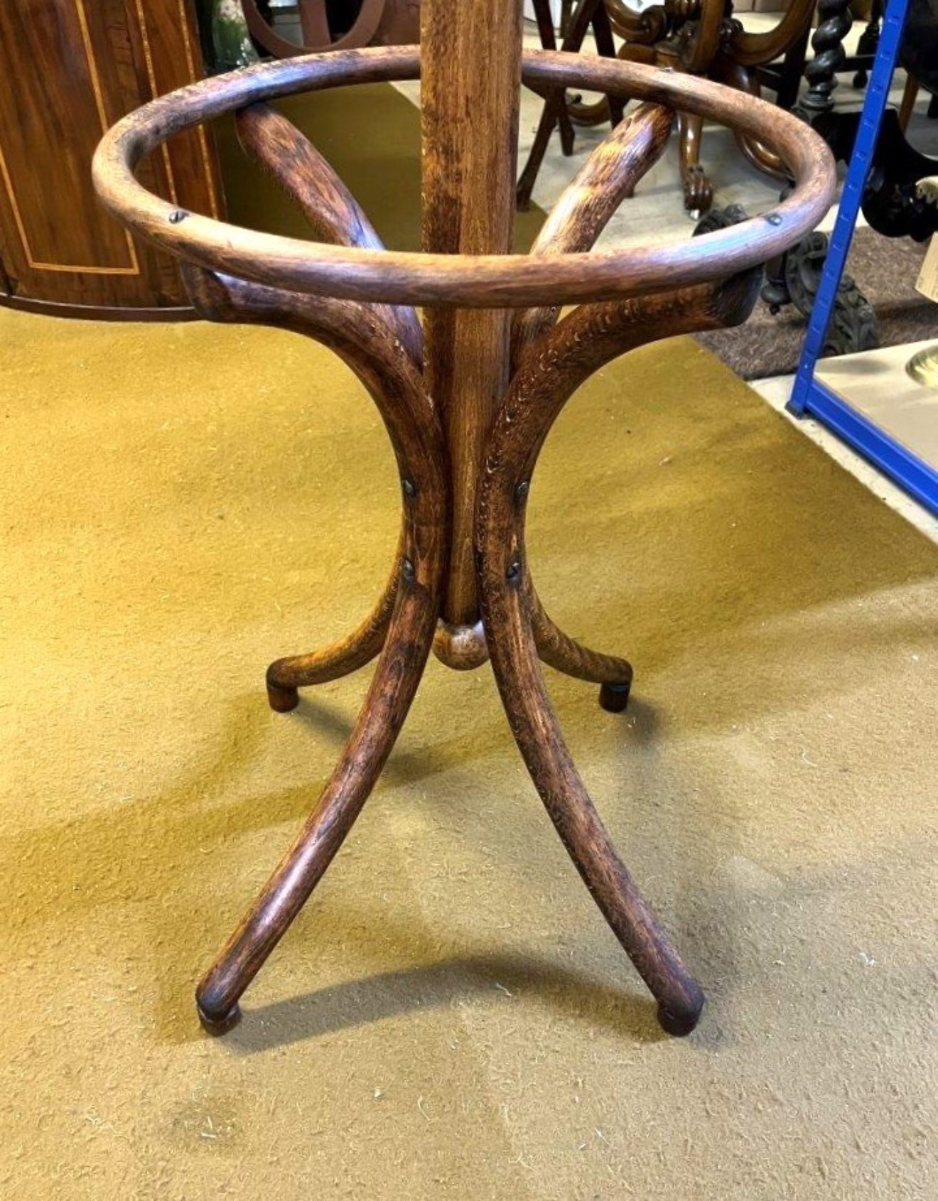 Antique Thonet Style Bentwood Coat / Hat / Stick Stand