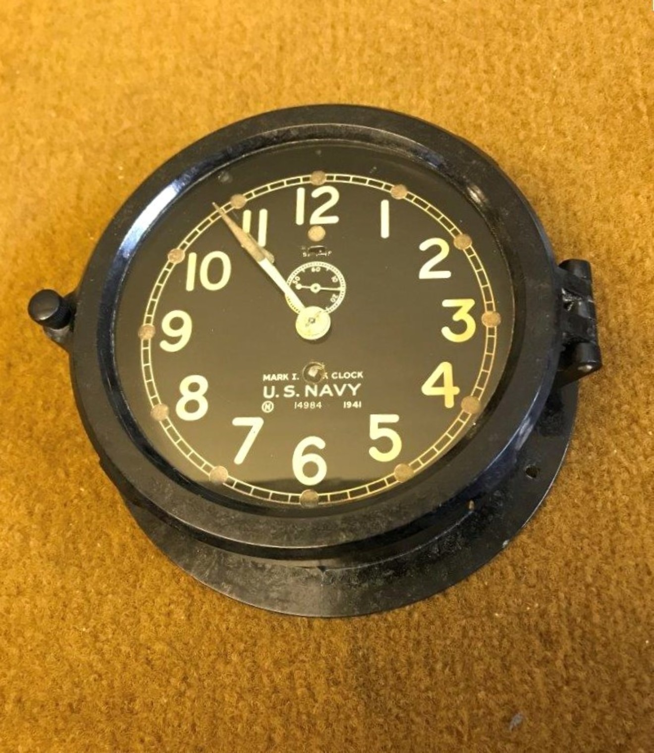 WW2 U.S. Navy Mk1 Deck Clock