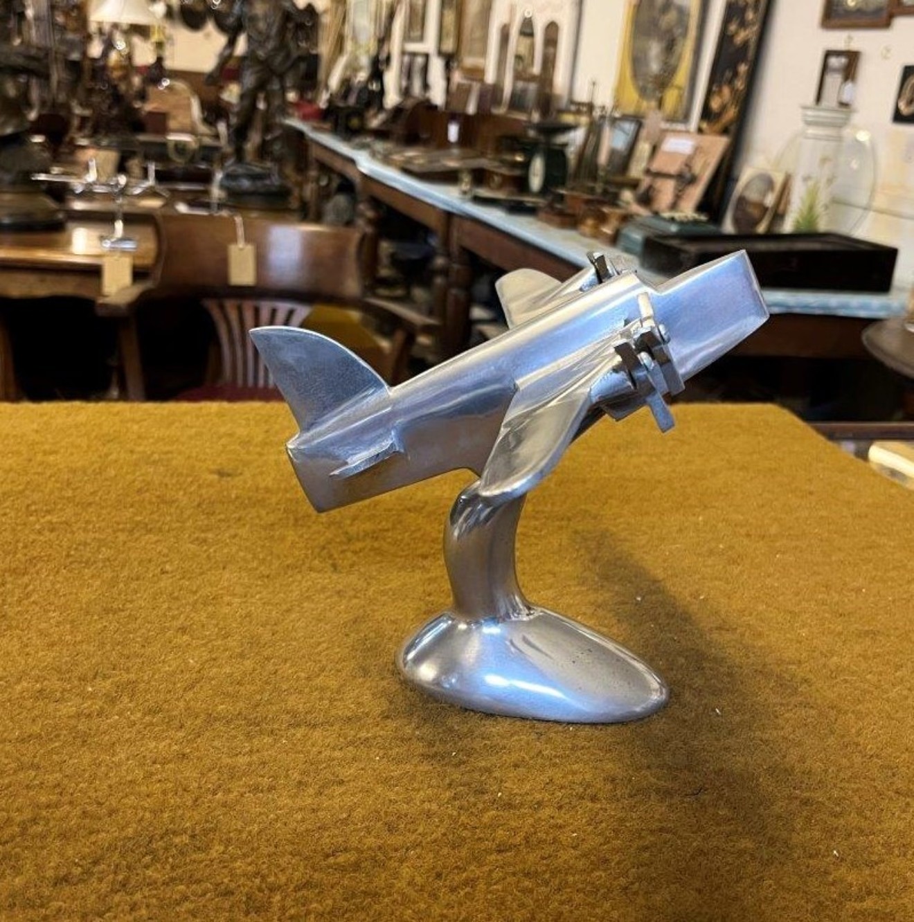 Art Deco Style Desktop Model Seaplane Flying Boat