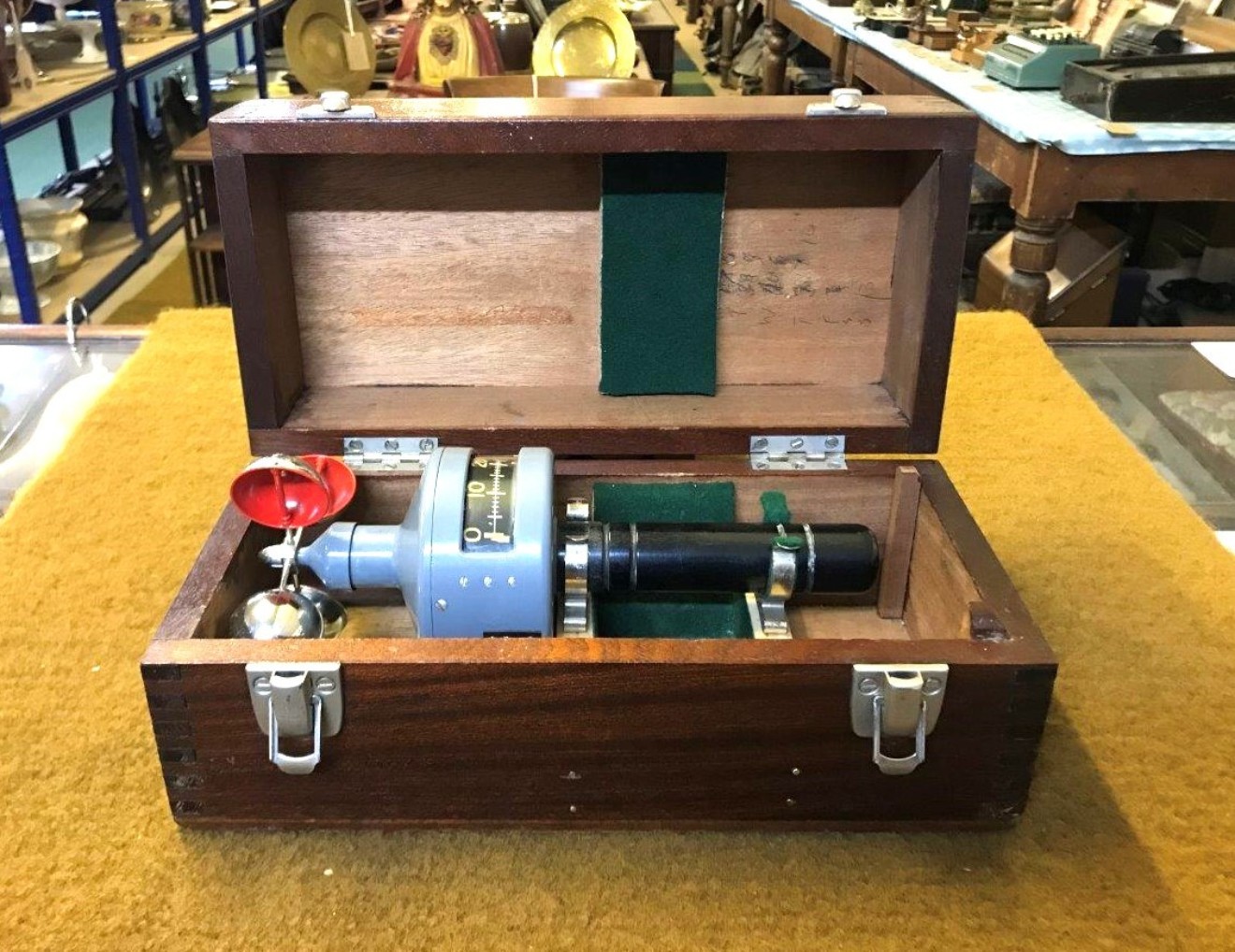 Vintage Cased Hand Held Anemometer made by Kelvin & Hughes Ltd Basingstoke