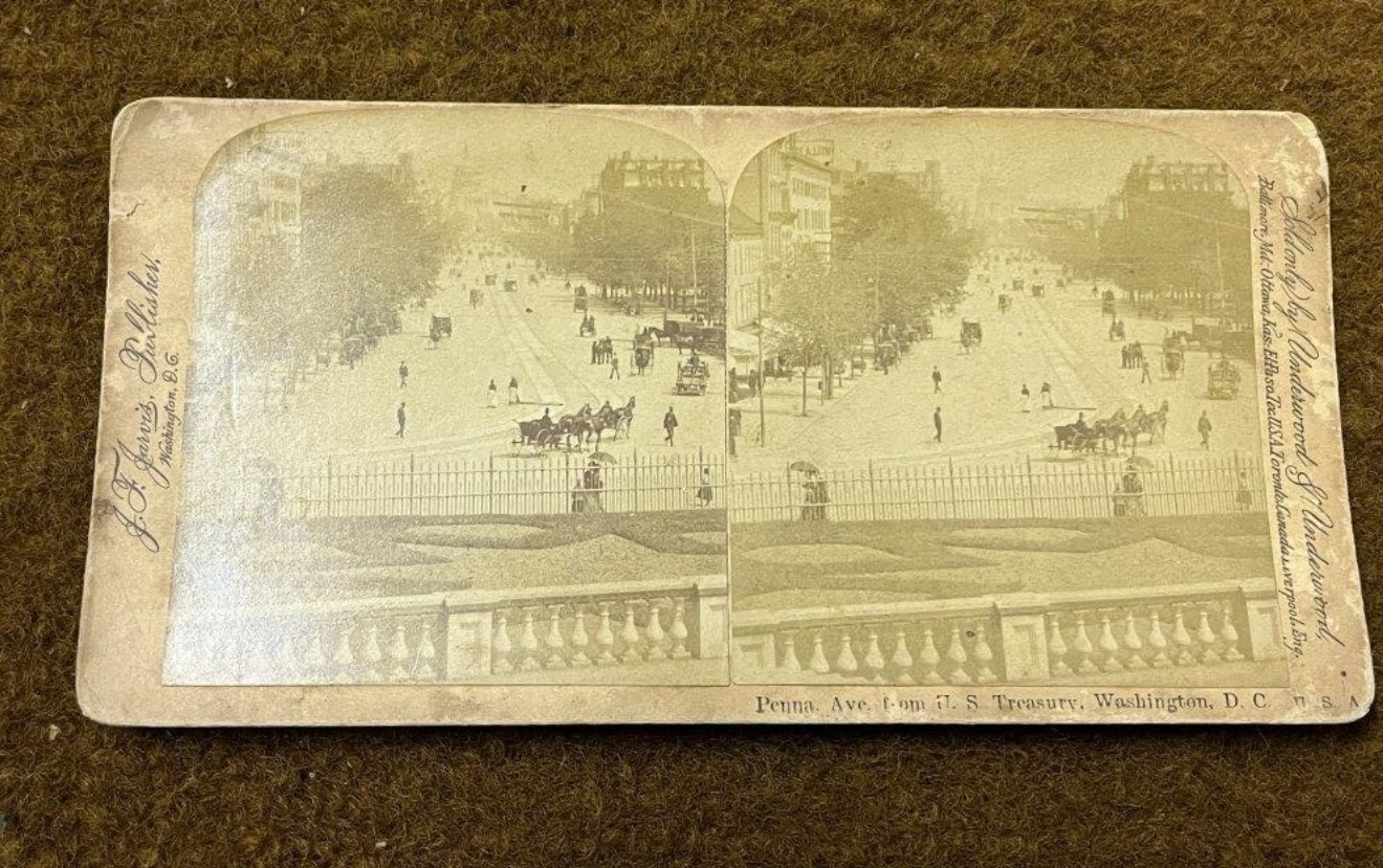 Antique Sun Sculpture Stereoscope and 50 Photos Manufactured by Underwood & Underwood New York