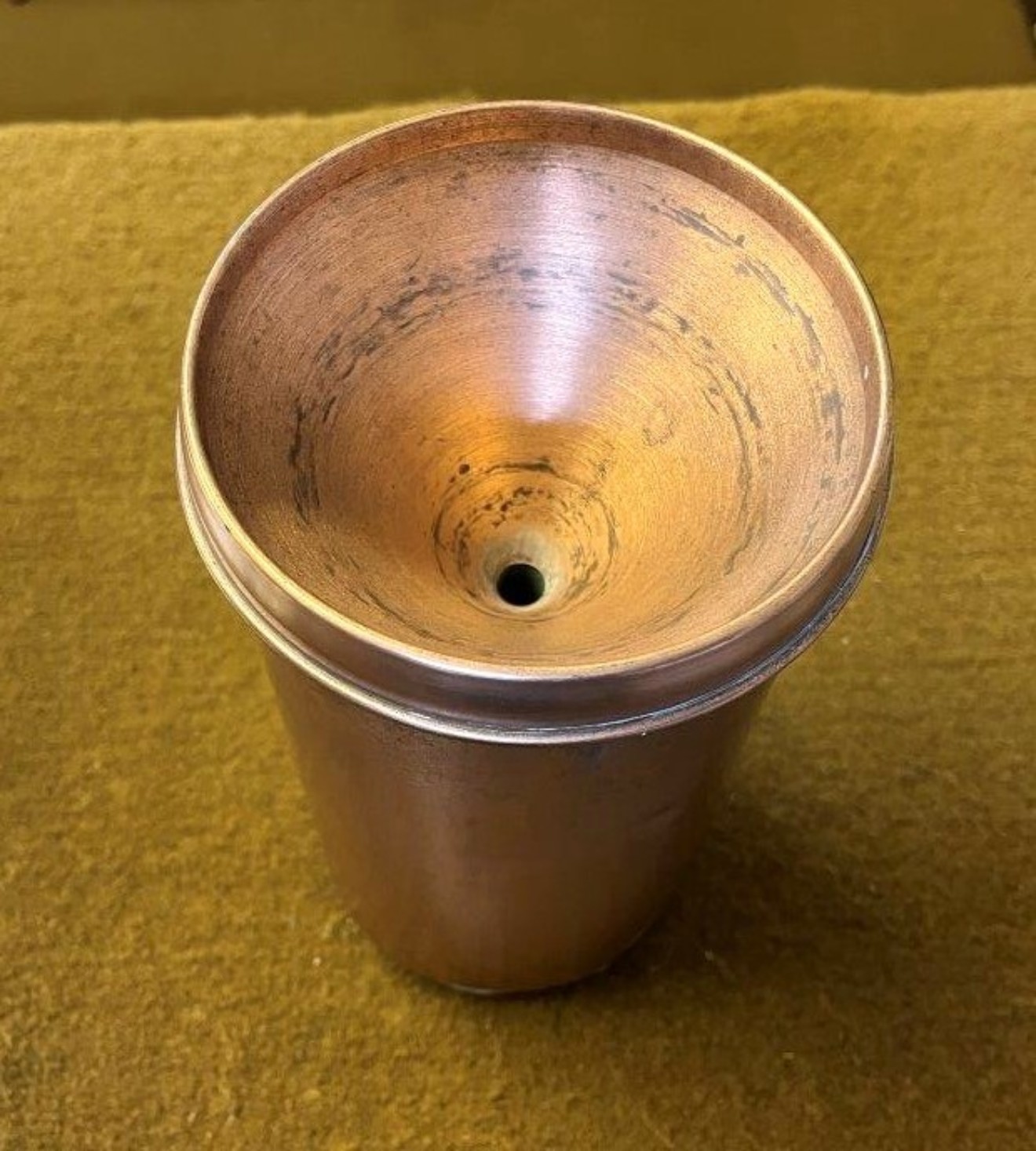 Vintage Copper Pluviometer L5 Rain Gauge