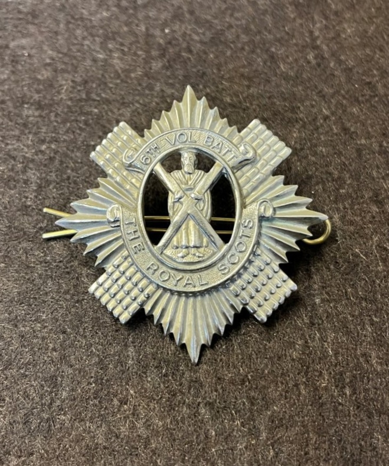 Militaria 6th Volunteer Battalion The Royal Scots Cap Badge