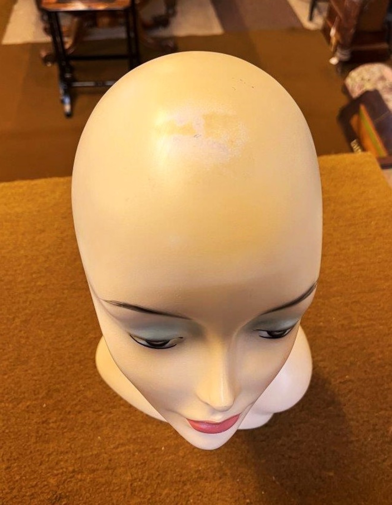 Vintage Female Mannequin Head