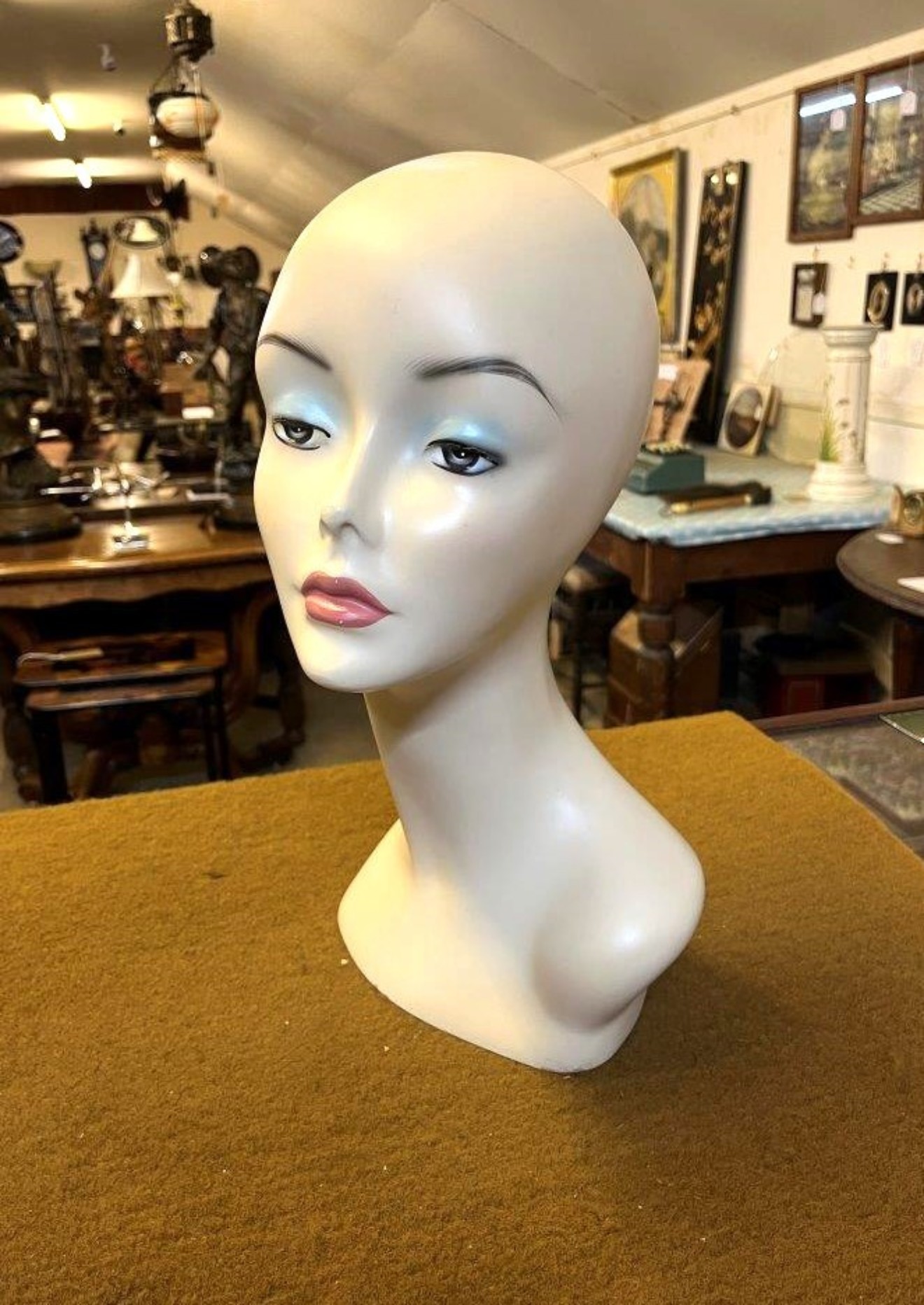 Vintage Female Mannequin Head