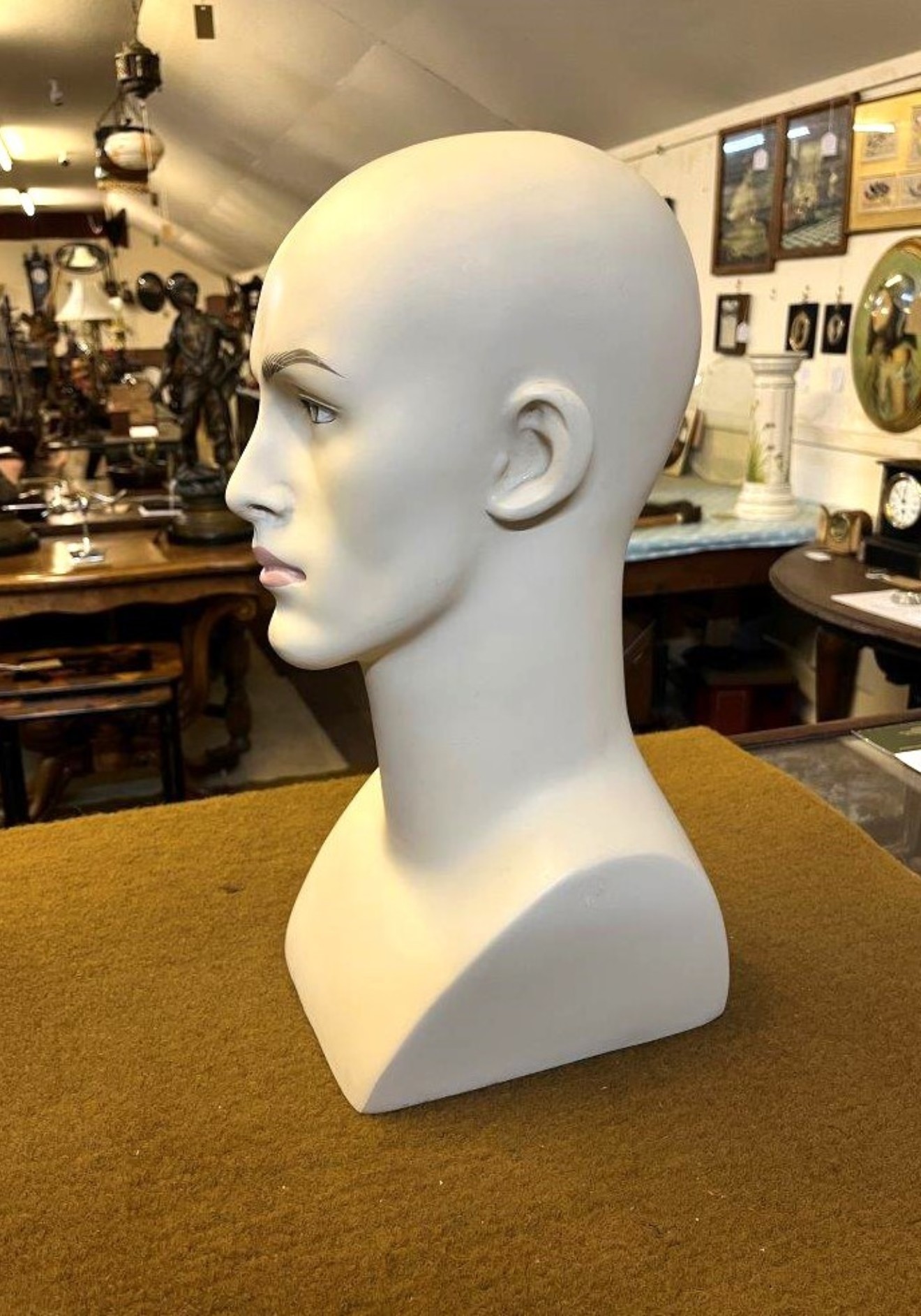 Vintage Male Mannequin Head