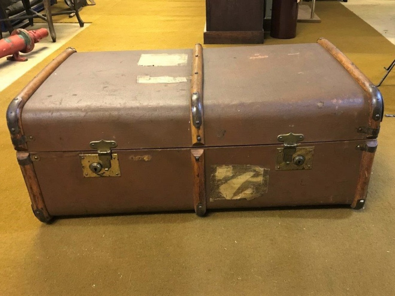 Classic steamer trunks from Scotland
