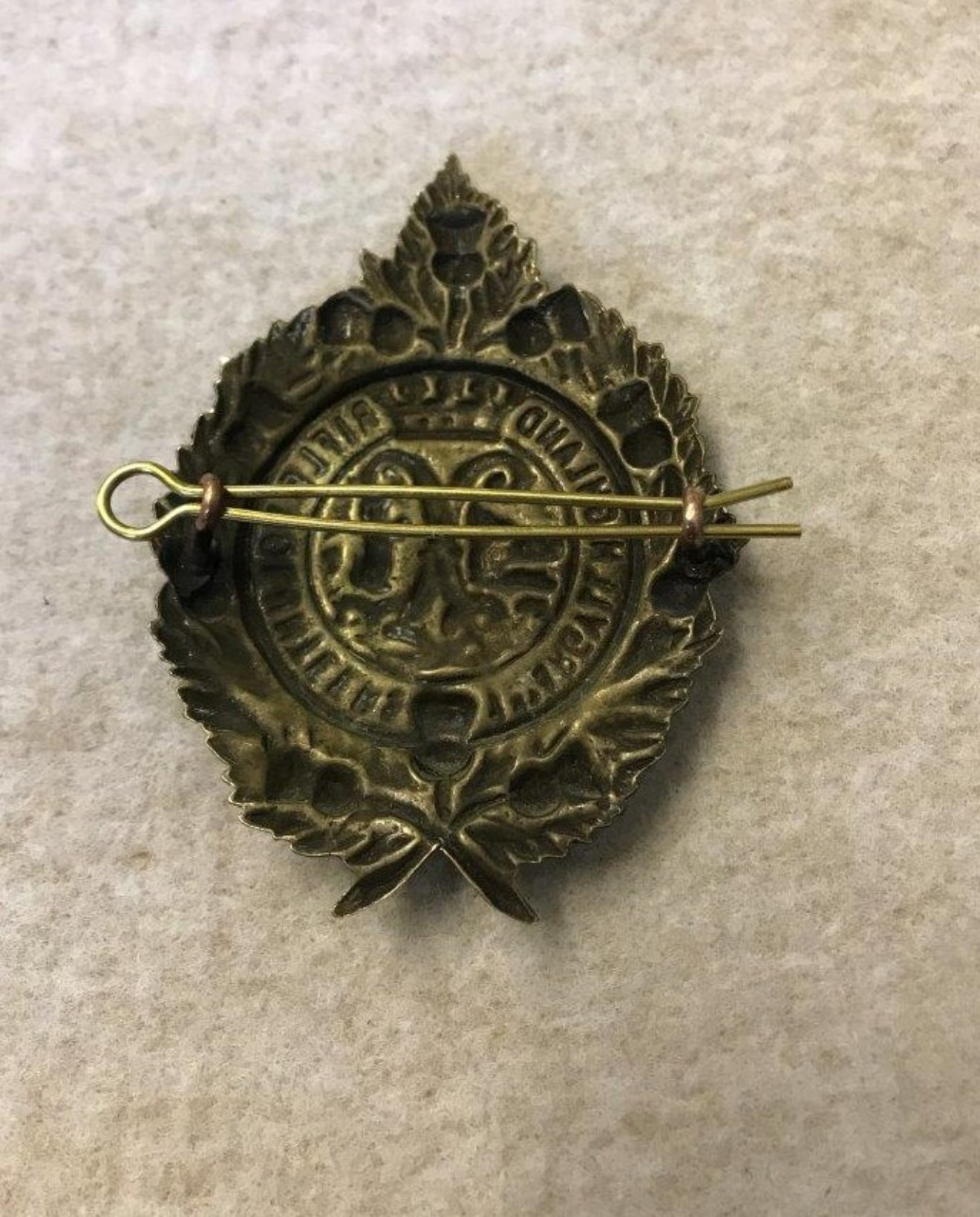 1st Argyll Highland Rifle Volunteers Cap Badge