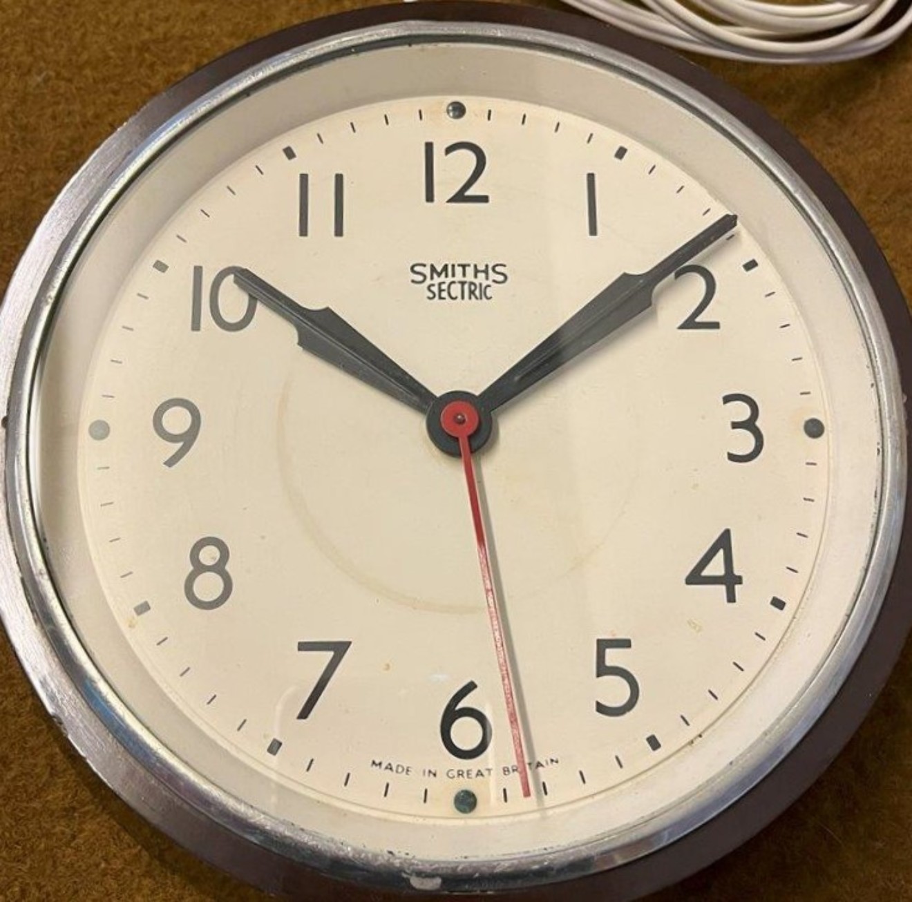 Vintage Smiths Sectric Electric Wall Clock