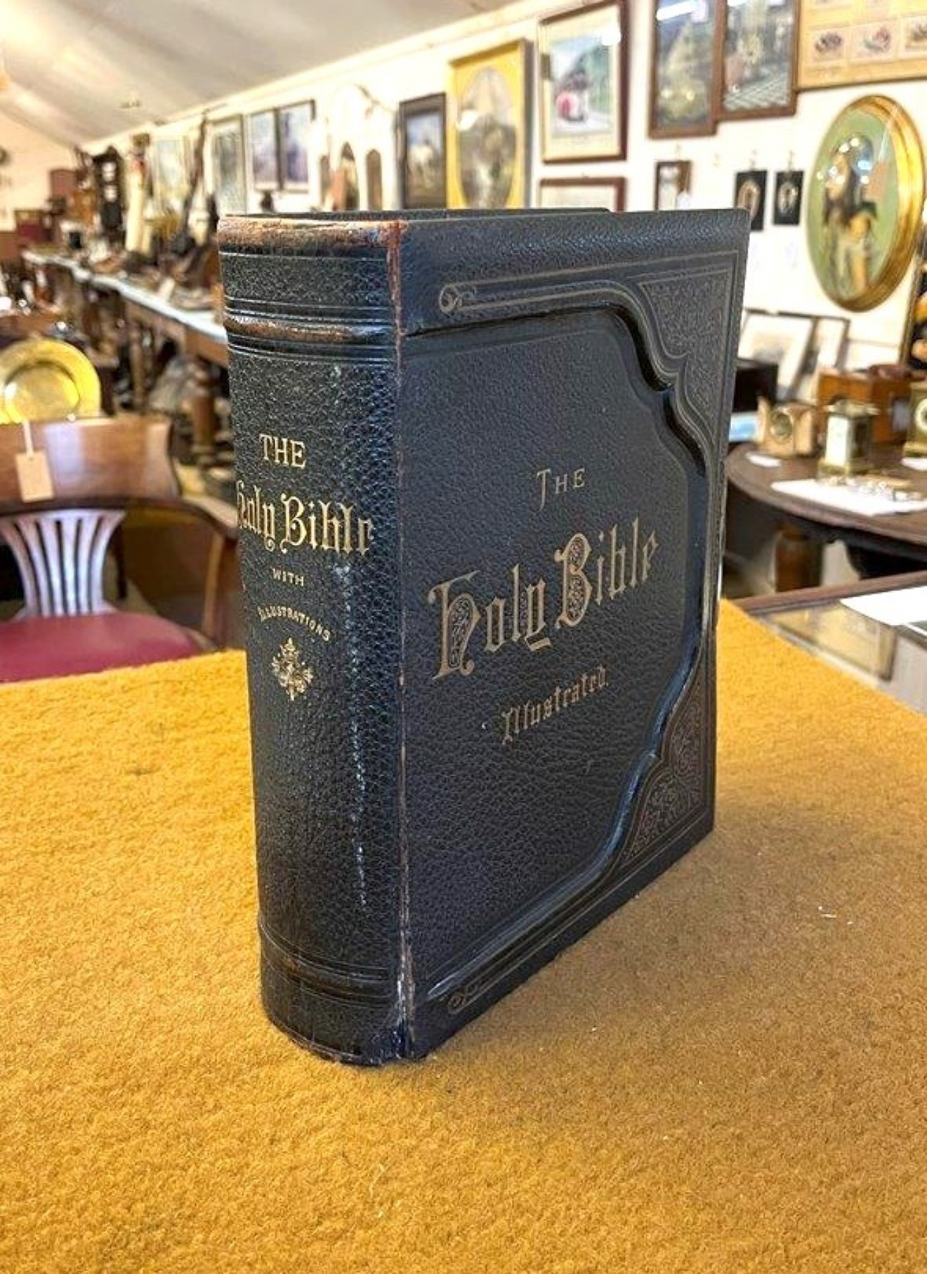 Victorian The Holy Bible Illustrated containing the Old and New Testaments