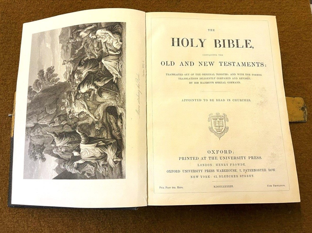 Victorian The Holy Bible Illustrated containing the Old and New Testaments