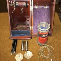 Antique Electric Shock Therapy Machine "The Congress No1" Complete with Dry Cell Battery and Attachments