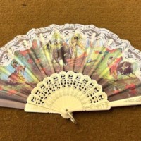 Vintage Spanish Fan Bullfighter Design