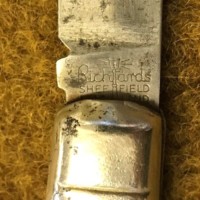 Vintage Richards Sheffield Scout Knife with Main Blade and Marlin Spike