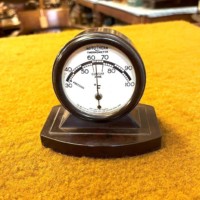 Vintage Rototherm Desktop Thermometer with Brown Bakelite