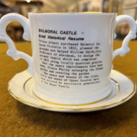 Vintage Balmoral Castle Coffee Mug and Saucer