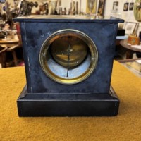 Antique Slate and Marble Mantle Clock