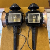 Edwardian Pair of Carriage Driving Lamps