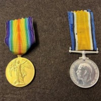 Pair of WW1 Medals (1914 - 1918 War Medal & The Great War for Civilisation 1914-1919 Medal Both Marked 35126 Pte T Melville Royal Scots