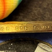 Pair of WW1 Medals (1914 - 1918 War Medal & The Great War for Civilisation 1914-1919 Medal Both Marked 35126 Pte T Melville Royal Scots