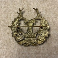 Gordon Highlanders "Bydand" Cap Badge