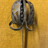 Renaissance Revival Scottish Basket Hilted Broadsword