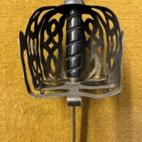 Renaissance Revival Scottish Basket Hilted Broadsword