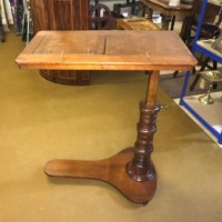 Victorian Mahogany Adjustable Over-Bed / Chair Reading Table