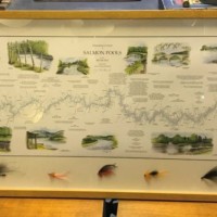 Fisherman's Map of Salmon Pools on the River Dee Compiled by Nigel Houldsworth